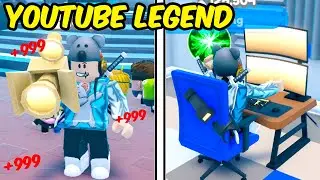 I Got My First PLAY BUTTON in Roblox Youtube Legends