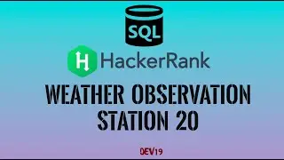 #41 Weather Observation Station 20 | HackerRank SQL Solutions #coding #sql #viral #programming #616