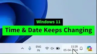 Windows 11 Date & Time Problem Solved | Time Keeps Changing | Time Not Updating | Time Always Wrong