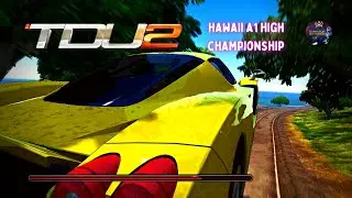 TDU2 HAWAII A1 HIGH CHAMPIONSHIP DIAMOND HEAD CHALLENGE PC 2023 KEYBOARD GAME PLAY