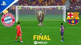 RONALDO X MESSI FIFA 23 PENALTY SHOOTOUT FC BAYERN VS BARCELONA UCL FINAL