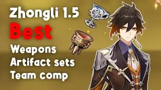 Zhongli Build Guide 1.5 - Best weapons, artifact sets, team comp - Genshin impact