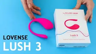 Lovense LUSH 3: виброяйцо для вебкама, подключение к смартфону, управление через Интернет.