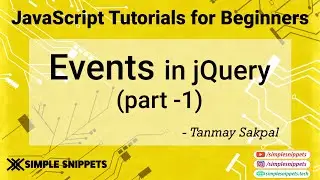 40 - Events in jQuery(Part - 1) | jQuery Tutorials for Beginners