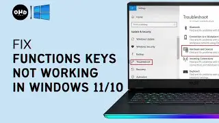 How to Enable or Disable Function Keys (Fn key) in Windows | Fix Functions Keys 💻