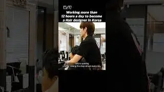 Working more than 12hours a day to become a hair designer in Korea💇‍♂️ 