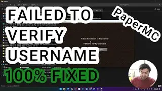 [Working] Failed to verify username Minecraft on PaperMC Aternos TLuncher Localhost 100% FIXED ✅