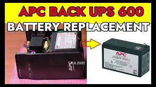 APC UPS Battery Replacement | APC BACK UPS 600 No Backup Solved | UPS NOT WORKING