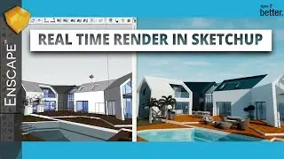 Real Time Rendering in Sketchup! Enscape 3D