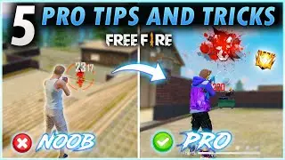 FREE FIRE TOP 5 PRO TIPS AND TRICKS 🔥 - GARENA FREE FIRE - FIREEYES GAMING