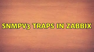 SNMPv3 traps in Zabbix