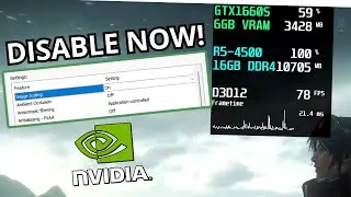 🔧NEVER DISABLE THIS OPTION IN NVIDIA CONTROL PANEL🔥| NVIDIA Image Scaling - NIS✔️