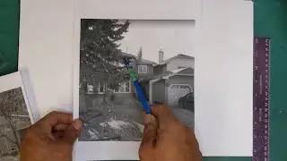 drawing a house in 2 point perspective, demo 2