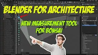 Blender for Architecture: New Measure Tool for Bonsai