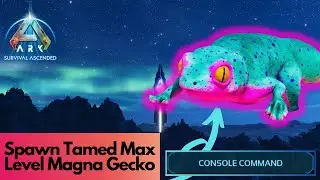 Tamed Magna Gecko Spawn Command | Ark Survival Ascended Cyrus Critters: Magna Gecko Mod