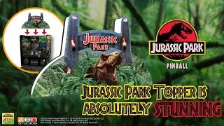 Topper for the Jurassic Park Legends Pinball 4KP Premium Starter