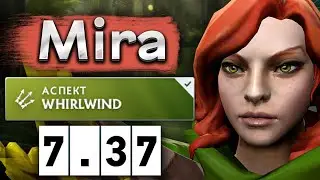 Мира на ВРке, идеальная игра! - Mira Windranger 7.37 DOTA 2