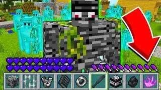 КАК ИГРАТЬ ЗА БЕДРОКОВОГО ГОЛЕМА МУТАНТА В МАЙНКРАФТ / MINECRAFT ПРЕВРАЩЕНИЕ В МОБОВ : ТОПОВСКИЙ