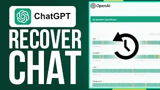 How To Recover Deleted ChatGPT Chat 2024 - Easy Steps