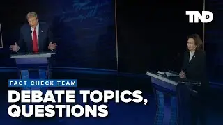 What issues did Kamala Harris and Donald Trump address at debate?