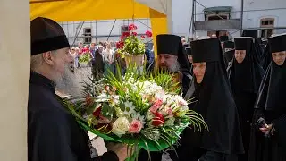 Митрополиту Арсению 55 лет. Поздравление сестер скита с. Богородичное 21.6.23 г.