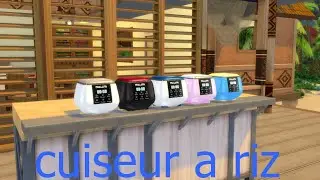 Présentation Du Mods Cuiseur a Riz les Sims 4