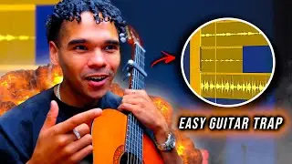 I MADE A HARD GUITAR BEAT USING THIS CHORD PROGRESSION! How To Make A Guitar Trap Beat FL Studio