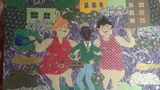 Девчушки веселушки! Текстильная пицца.