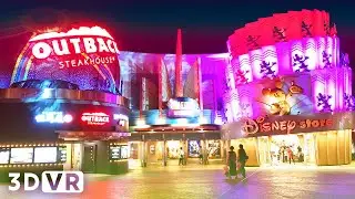 Shopping mall in Tokyo Disney Resort - IKSPIARI | VR180 VIDEO JAPAN