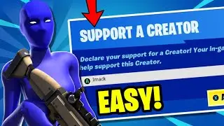 How to Get a SUPPORT-A-CREATOR CODE in Fortnite Season 8!
