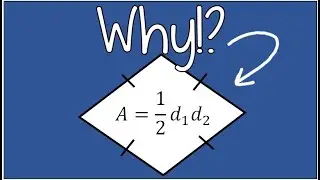 Where the Formula for the Area of a Rhombus Came From