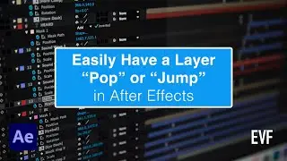 Pop or Jump a Layer in After Effects