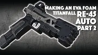Making An EVA Foam RE 45 Auto Pistol Part 2