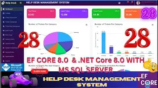 EP 28 Help Desk Management System EF Core NET Corell .NET 8.0 Tickets, Users, Roles, Audit Logs 🚀💥