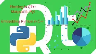 How to plot in QT++ using matplotlib Python  | How to embed python in QT | @roboticsworkshop