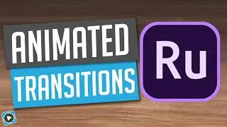 Adobe Premiere Rush - Animated Transitions