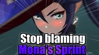 Dodging with Mona isn't bad YOU ARE! | Genshin Impact