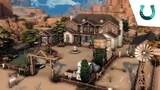 HUGE FAMILY RANCH | The Sims 4 Horse ranch expansion pack