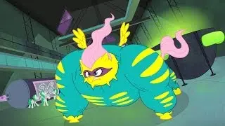Fluttershy - Flutterhulk - Saddle Rager - Fluttershy turns into Hulk (full scene)