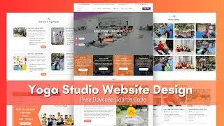 Bootstrap 5 Yoga and Meditation Website Design  Using  | PHP, HTML, CSS & Javascript