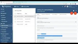 OTA Firmware Upgrade with ThingsBoard and ESP32..