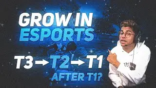Grow in esports BGMI 🔥 | What to do After t3 ,t2, t1 | Join BGMI Esports 🔥| Join t1 teams ❣️