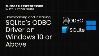 Downloading and Installing SQLite ODBC driver for Windows 10 or Above