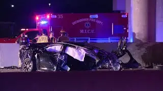 Deadly Halloween night crash closes all lanes of Dallas highway