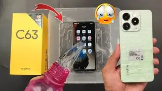 Realme C63 Water Test | 💧💦 IP54 Water & Dust Proof | Let's Check Is Water Proof Or Not |