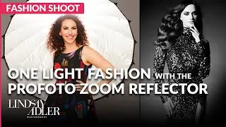 How To Set Up Your Profoto Soft Zoom Reflector For A One Light Fashion Shoot! | Lindsay Adler