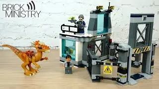 [Обзор] LEGO 75927 Jurassic World ● Побег стигимолоха из лаборатории