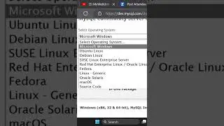 Where To Download MySQL Community Server For Several Platforms #shorts