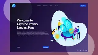 Build Crypto Landing Page | Flutter Web | Flutter UI