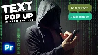 How To Create A Text Message Popup Animation In Premiere Pro